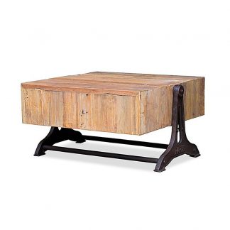 Mesa Lateral Madera Rústica