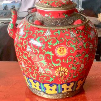 Tetera vietnamita color rojo