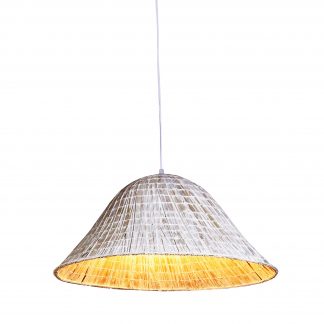 Lámpara Colgante Vietnamita White-wash